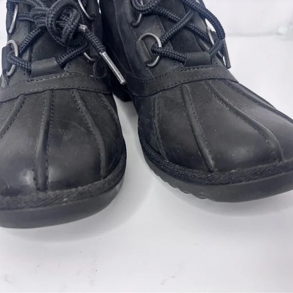 UGG Women’s Heather Black Rain & Snow Boots - Picture 6 of 9